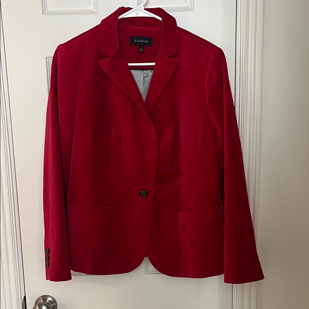 Talbots Vibrant Red Women's Blazer